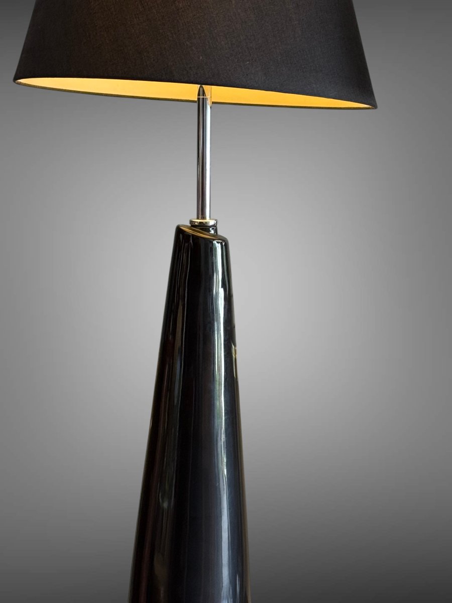 Pair Of Large Ceramic Lamps From Harrolds, 1970s-photo-4