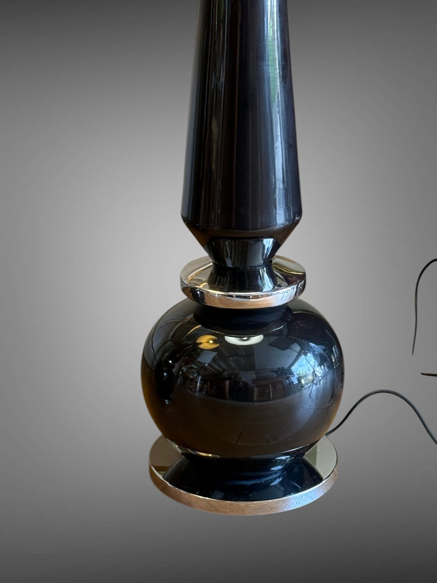 Pair Of Large Ceramic Lamps From Harrolds, 1970s-photo-5