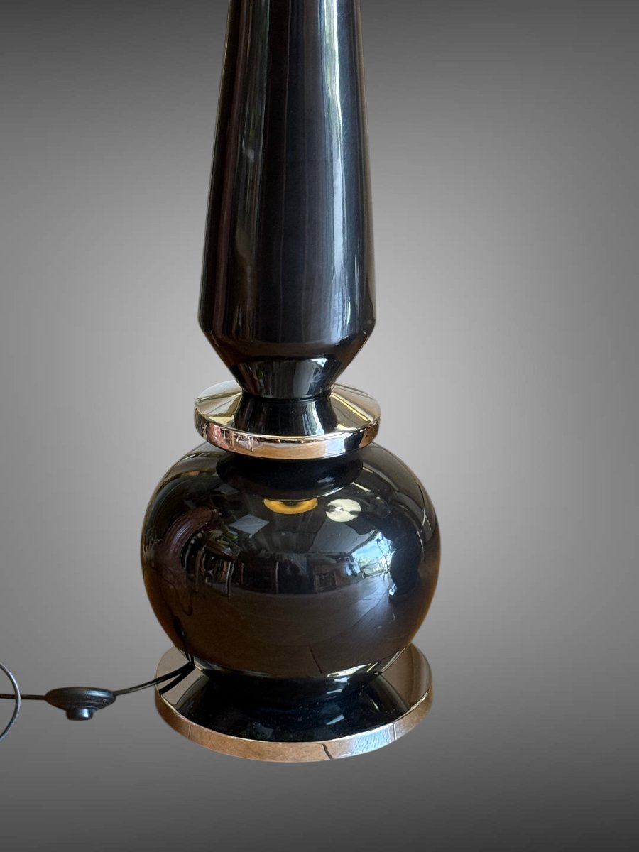 Pair Of Large Ceramic Lamps From Harrolds, 1970s-photo-6