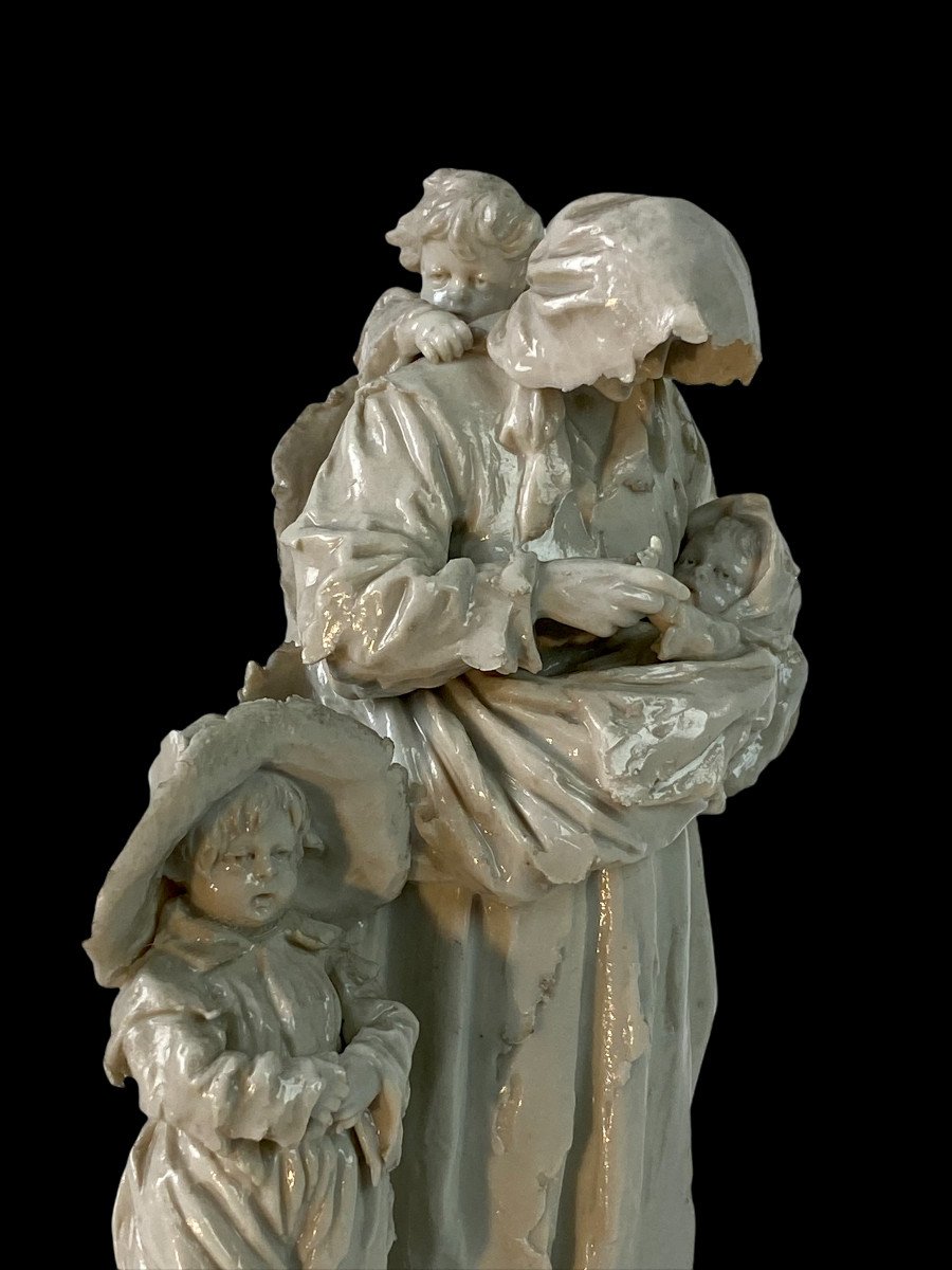 Pair Of Nineteenth Figures In Sevres Porcelain With Gilt Bronze Mount-photo-4