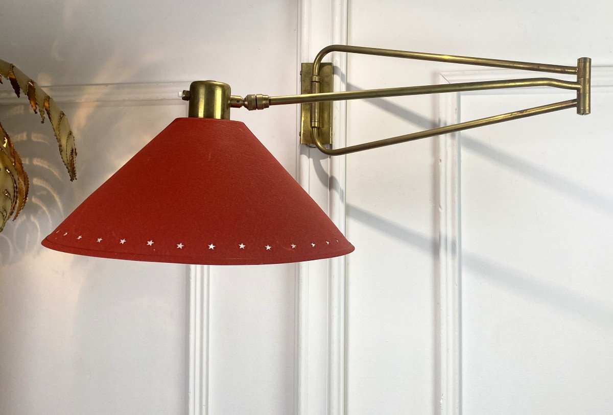 Vintage Adjustable Wall Lamp Editions Lunel By Robert Mathieu From The 50s-photo-1