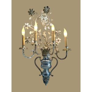 Large Wall Lamp By "banci Firenze Italy Design Regenge" From The 60s