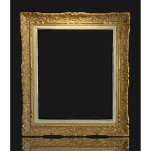Antique Montparnasse Gilded Wood Frame For Painting 55.5 Cm X 46 Cm ( 10f )