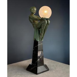 Art Deco Lamp Max Le Verrier 