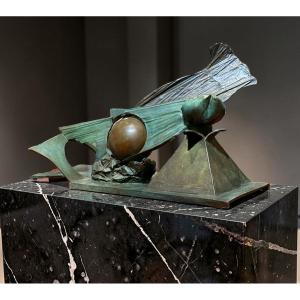 JEAN IPOUSTÉGUY (1920-2006) Importante sculpture en bronze Épreuve unique 1/1 –