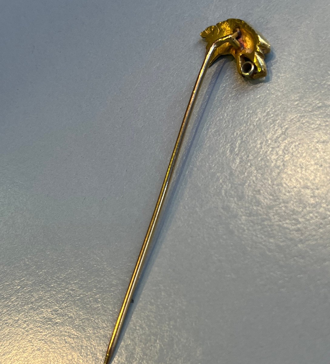 Gold Tie Pin, -photo-4