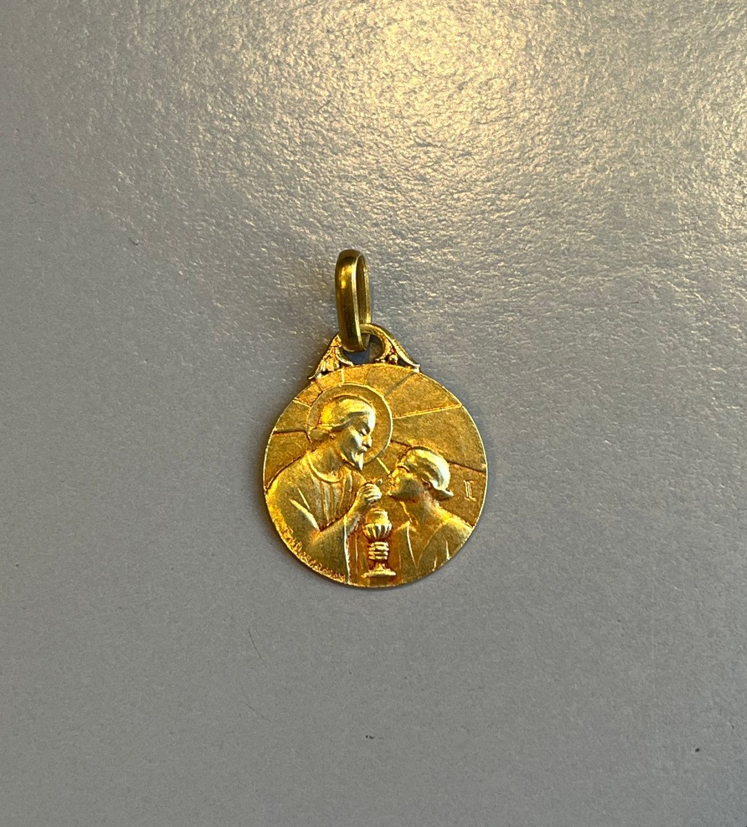 Médaille de l'Eucharistie en or . XXème-photo-4