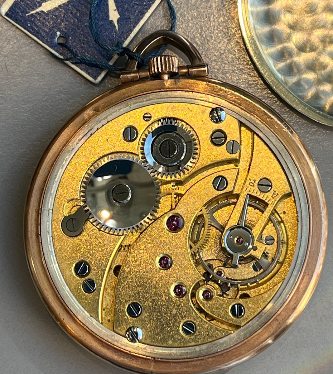 Montre de poche en 2 ors " LIP " XXème-photo-1
