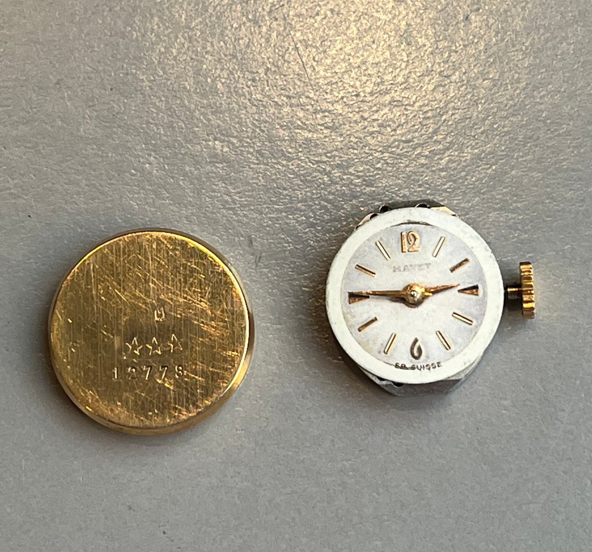 Ladies' 18-carat Gold Bracelet Watch.-photo-1