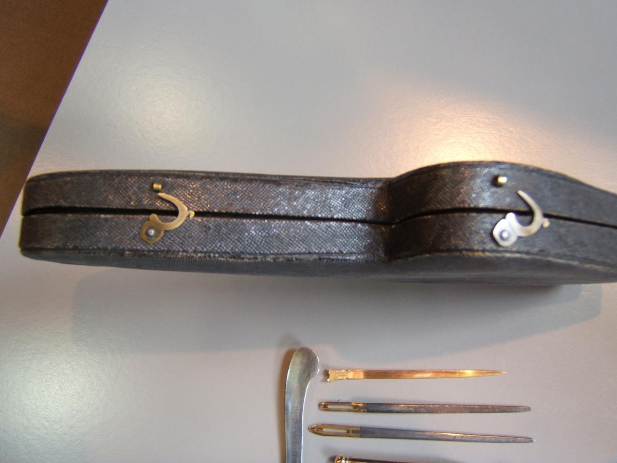 Etui Necessaire En Or Epoque XVIIIè.-photo-8