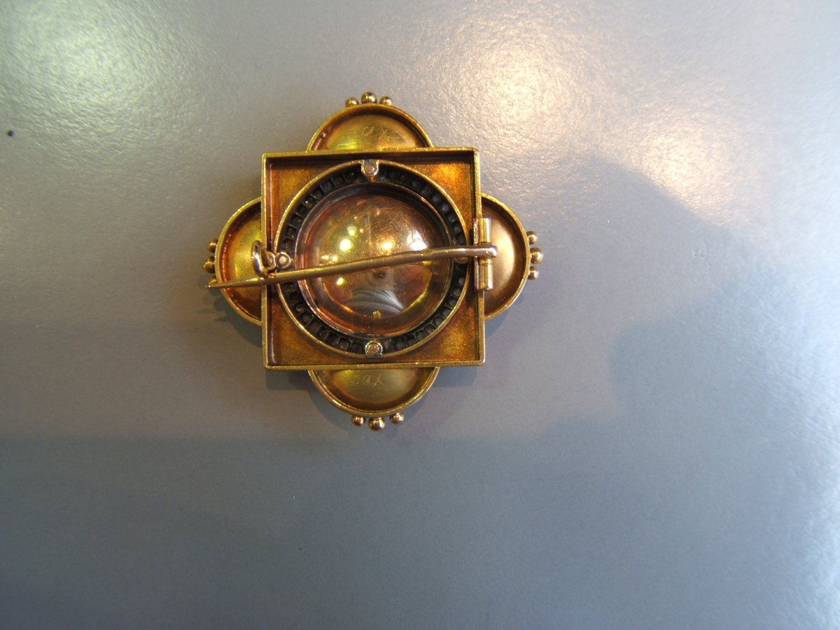 Gold And Email Brooch XIX-photo-1