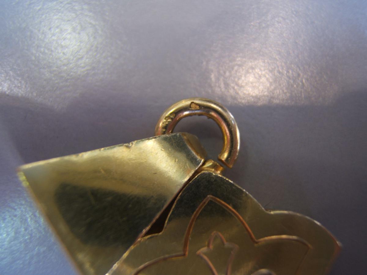 Great Bishop Enameled Gold Cross Nineteenth-photo-4