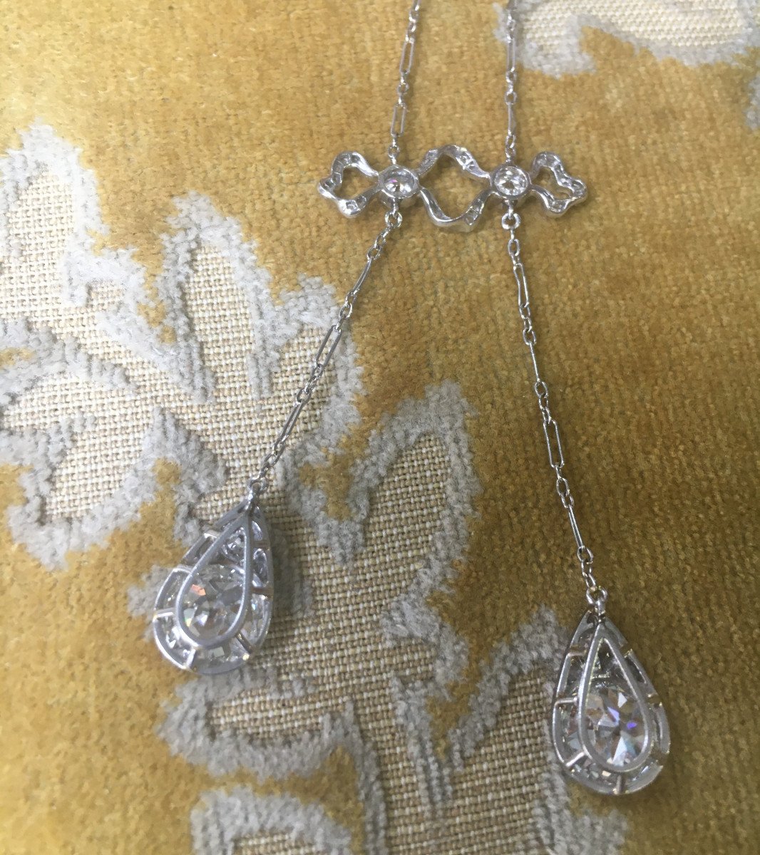 Collier,pendentif en diamants,vers 1910.-photo-7
