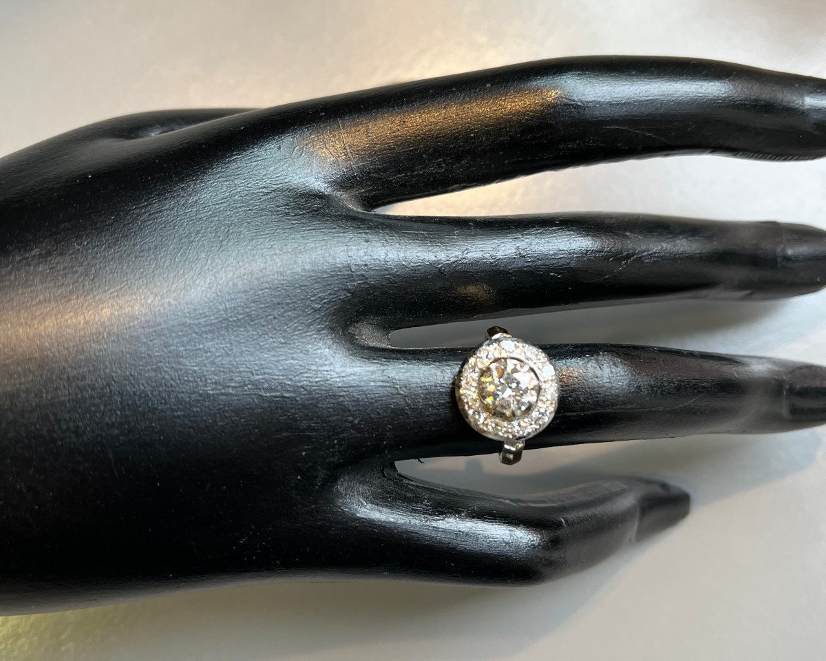 Bague en or et diamants vers 1920.-photo-6