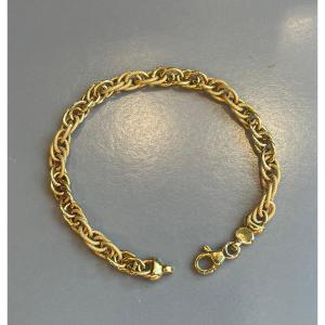 GOURMETTE EN OR 18 CARATS. XXè