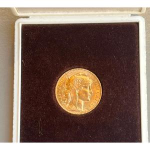 PIECE OR 20 Francs coq/marianne 1911.