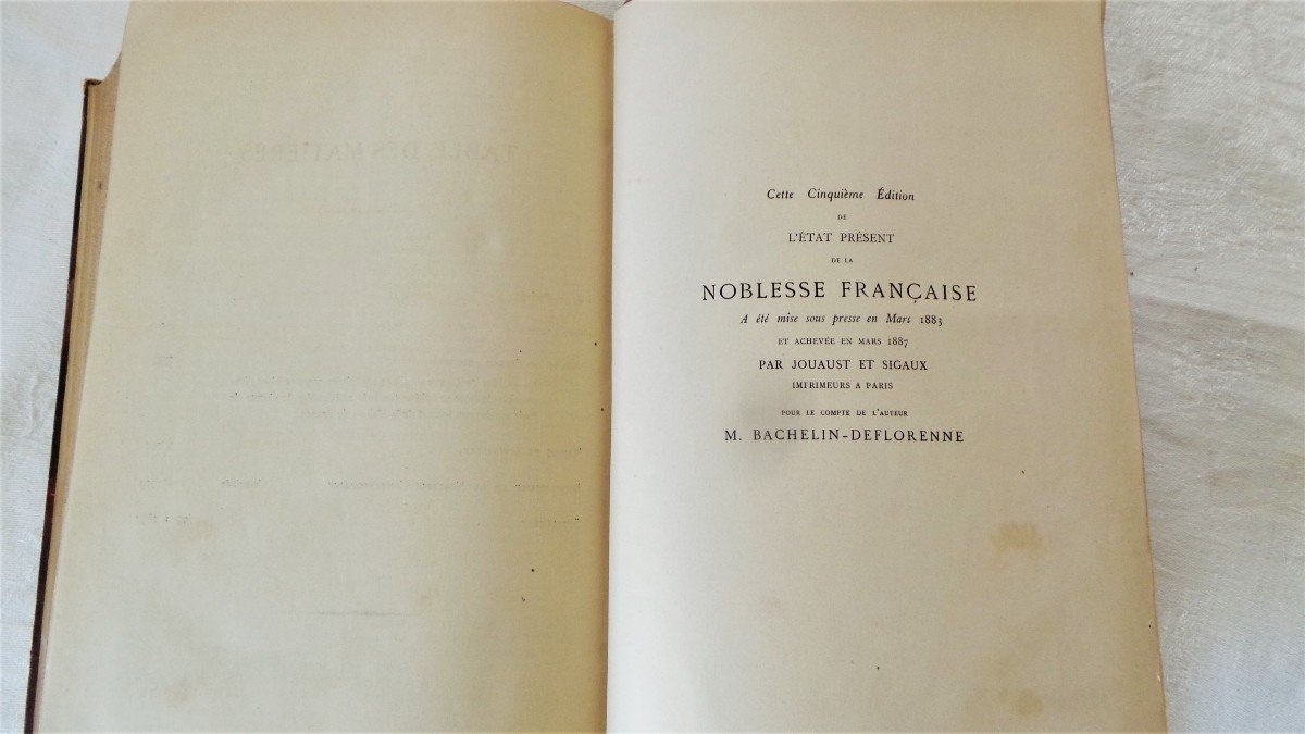 Heraldic-dictionary Of The State Of The French Nobility-1883-1887- Ch-d'hozier-bachelin-defl-photo-3