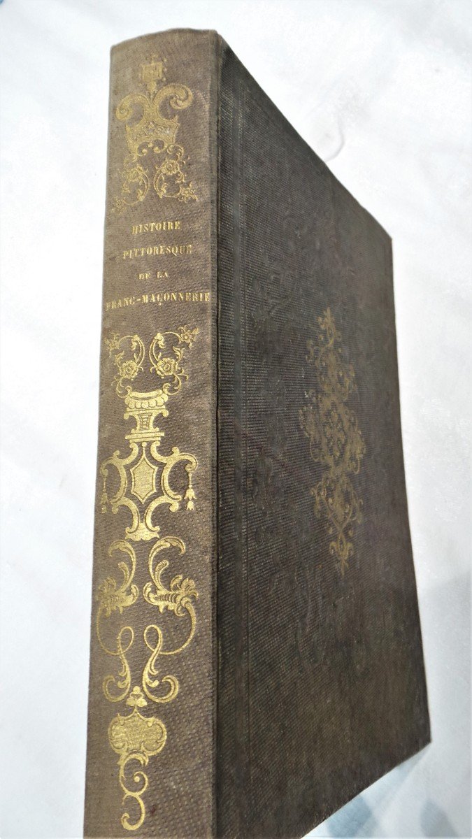 Book "pictoresque History Of Freemasonry-1844-photo-2