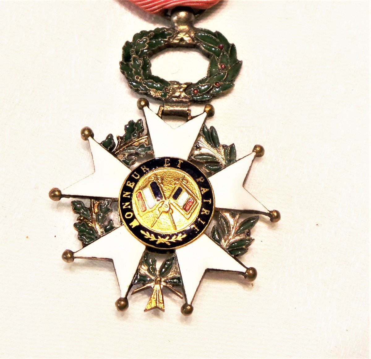 MEDAILLE DE CHEVALIER DE LA LEGION D'HONNEUR- 1870- III° REPUBLIQUE-photo-2