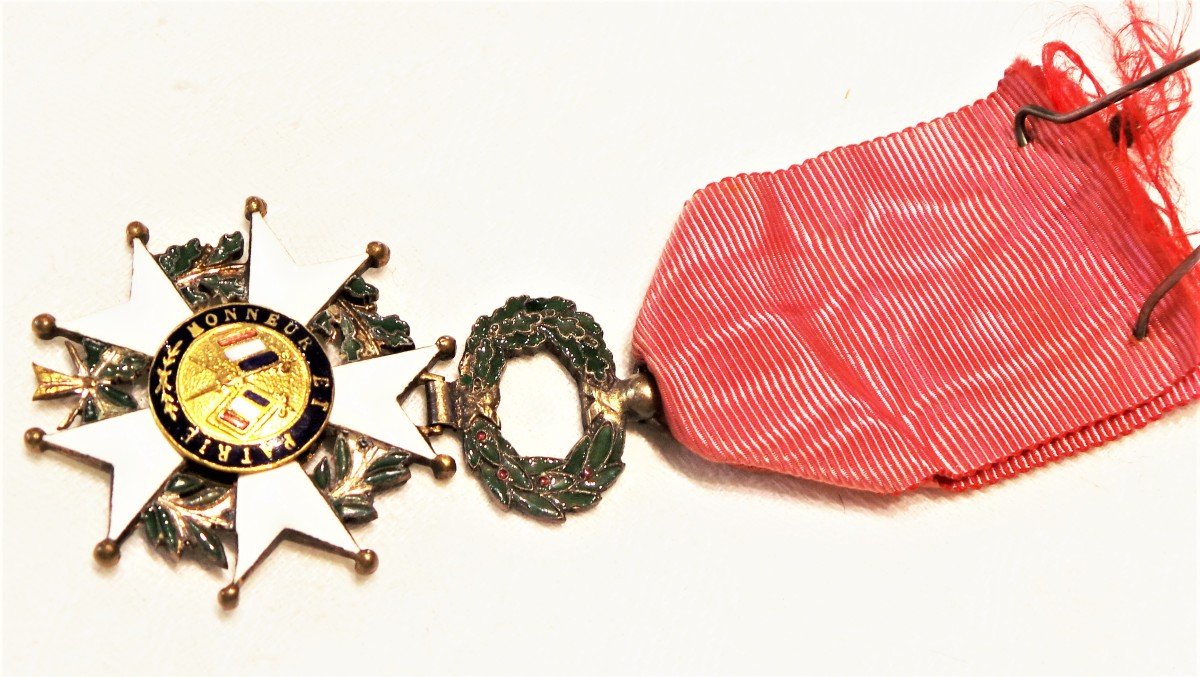 MEDAILLE DE CHEVALIER DE LA LEGION D'HONNEUR- 1870- III° REPUBLIQUE-photo-1