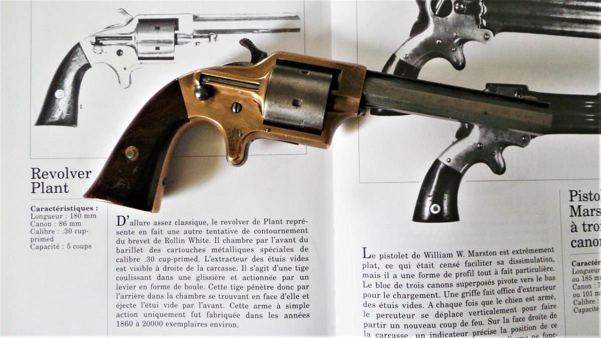 Usa-unusual Revolver "plant" -1860 - N° 4944 On 20000 Copies