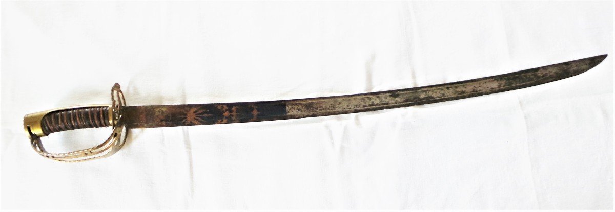 SABRE A GARDE TOURNANT DES VOLONTAIRES NATIONAUX -1789 -XVIII°-photo-2