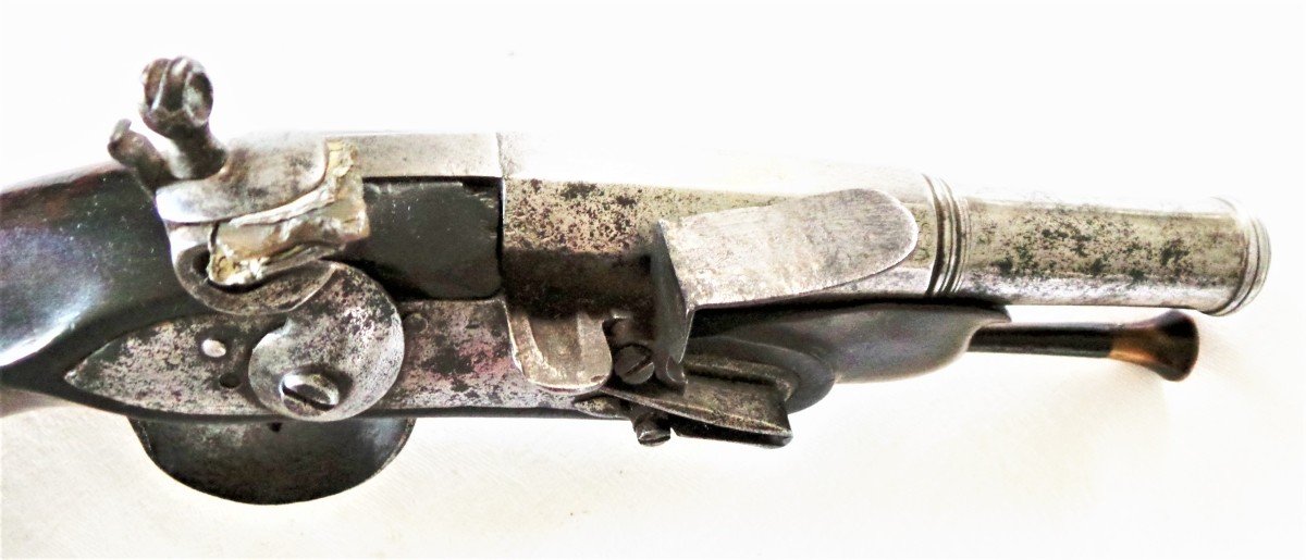 Flintlock Travel Pistol - XVIII° - Cal 18 Mm.-photo-3