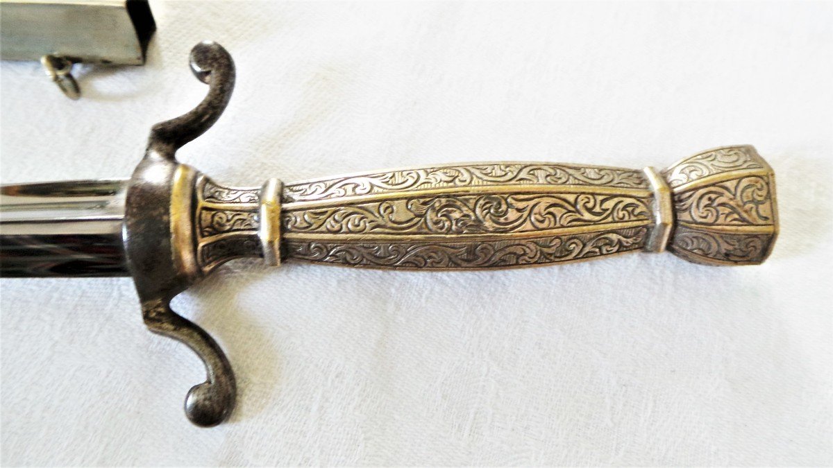 Dagger Stylet-monogrammee And Worked- XIX°-photo-2