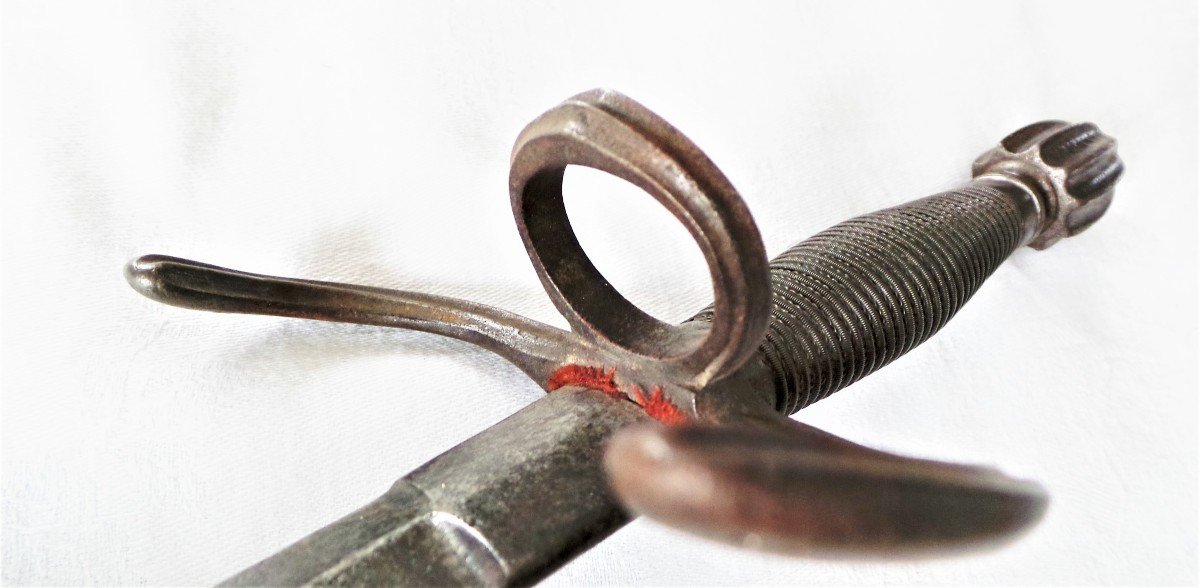 Dagger "left Hand" With Ring - XVIII° - Spain Or Italy-photo-5