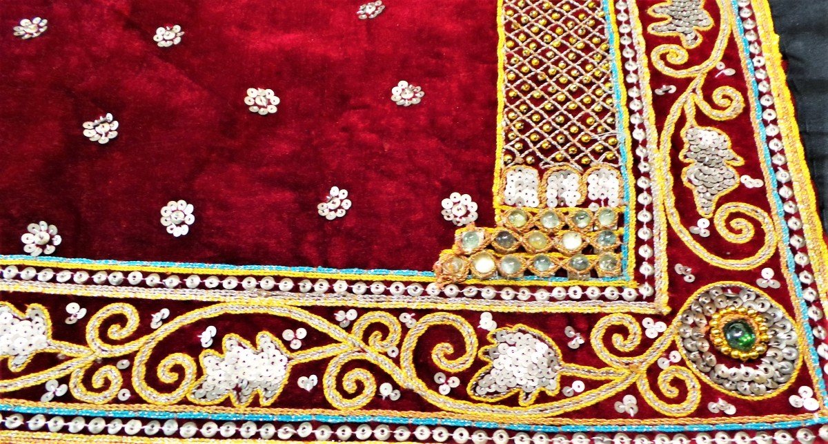 "kalaga" Tapestry - Burma - XX°-photo-3