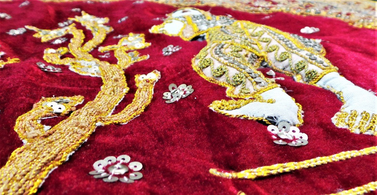 "kalaga" Tapestry - Burma - XX°-photo-8