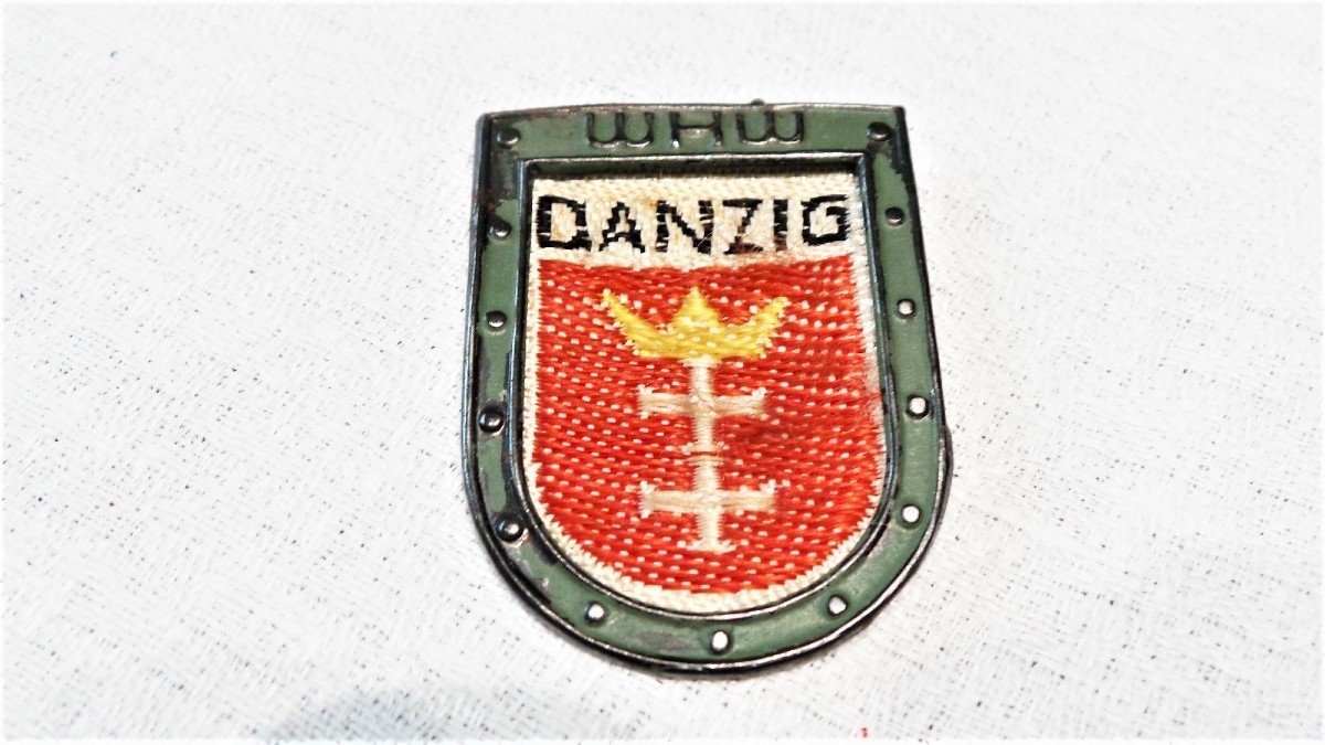 Ww2 - Germany - Lot 4 Insignia - "kriegmarine- Luftwaffe-danzig-saargeb".-photo-5