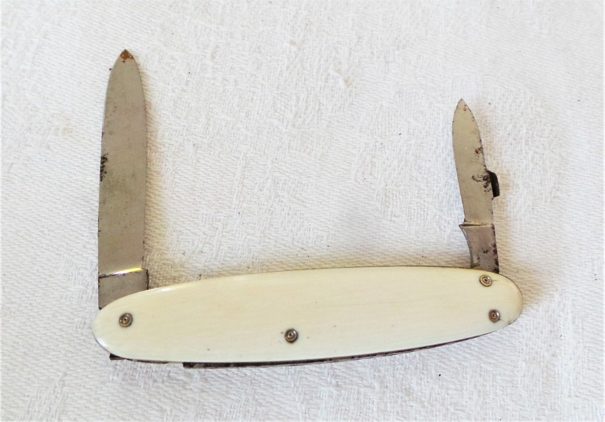 Pocket Knives With Two Blades And Miter XIX°-xx°-photo-2