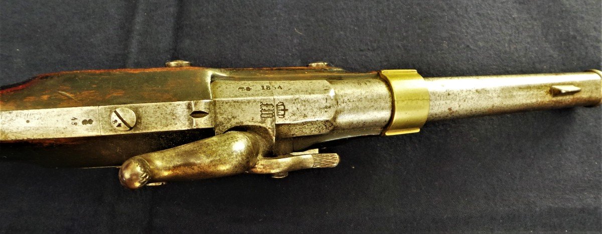 PRUSSE - PISTOLET 1854 DE CAVALERIE - XIX°-photo-2