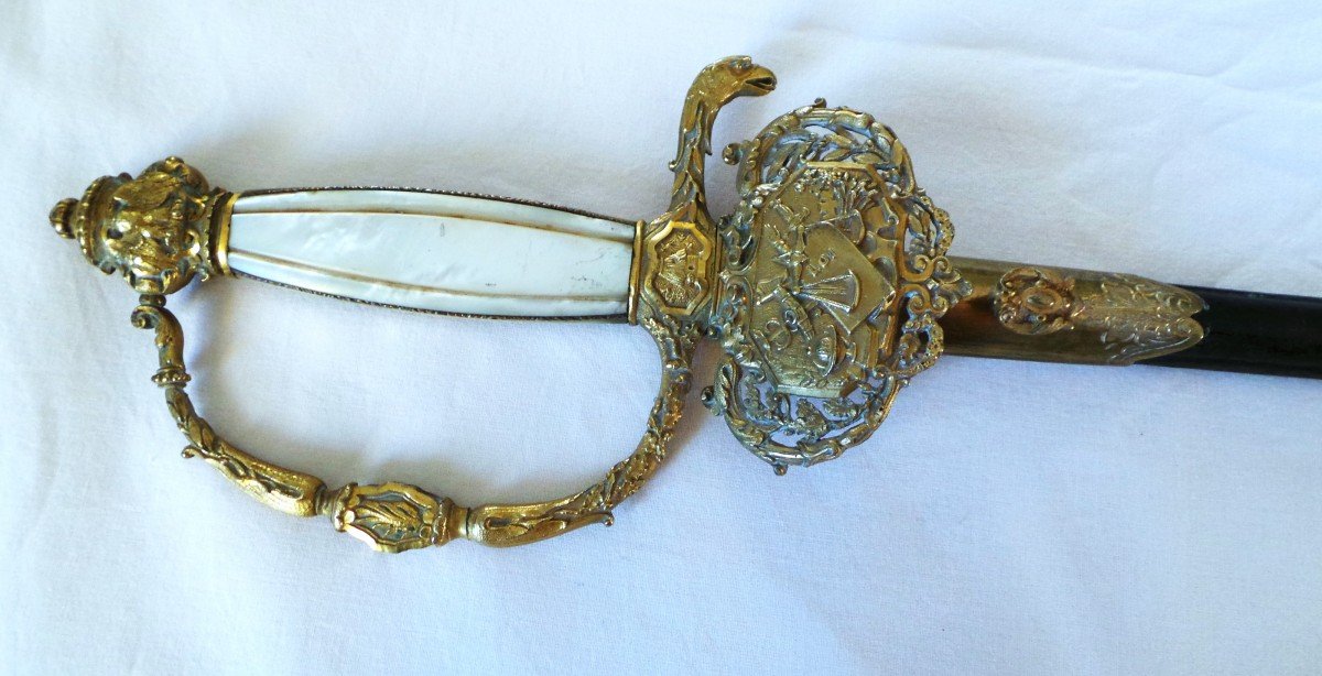 Ii° Empire - Senior Officer's Sword Magistrate Of Justice And Judicial Administration - 19th Century-photo-4