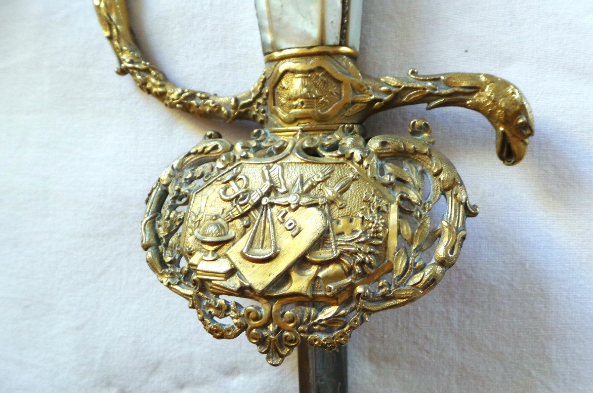 Ii° Empire - Senior Officer's Sword Magistrate Of Justice And Judicial Administration - 19th Century-photo-8