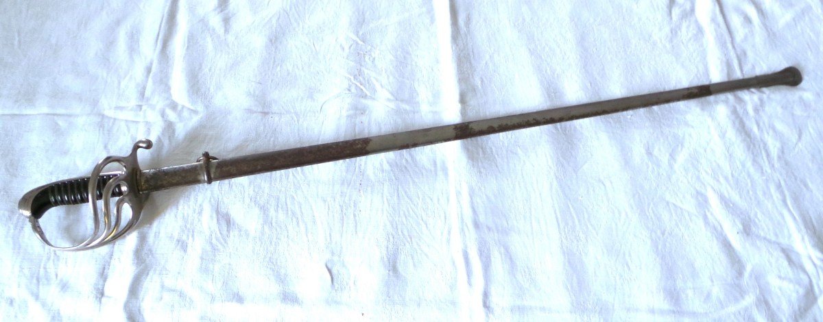 SABRE D'OFFICIER D'INFANTERIE -MOD 1882- MANUFACTURE D ARMES DE CHATELLERAULT -photo-3