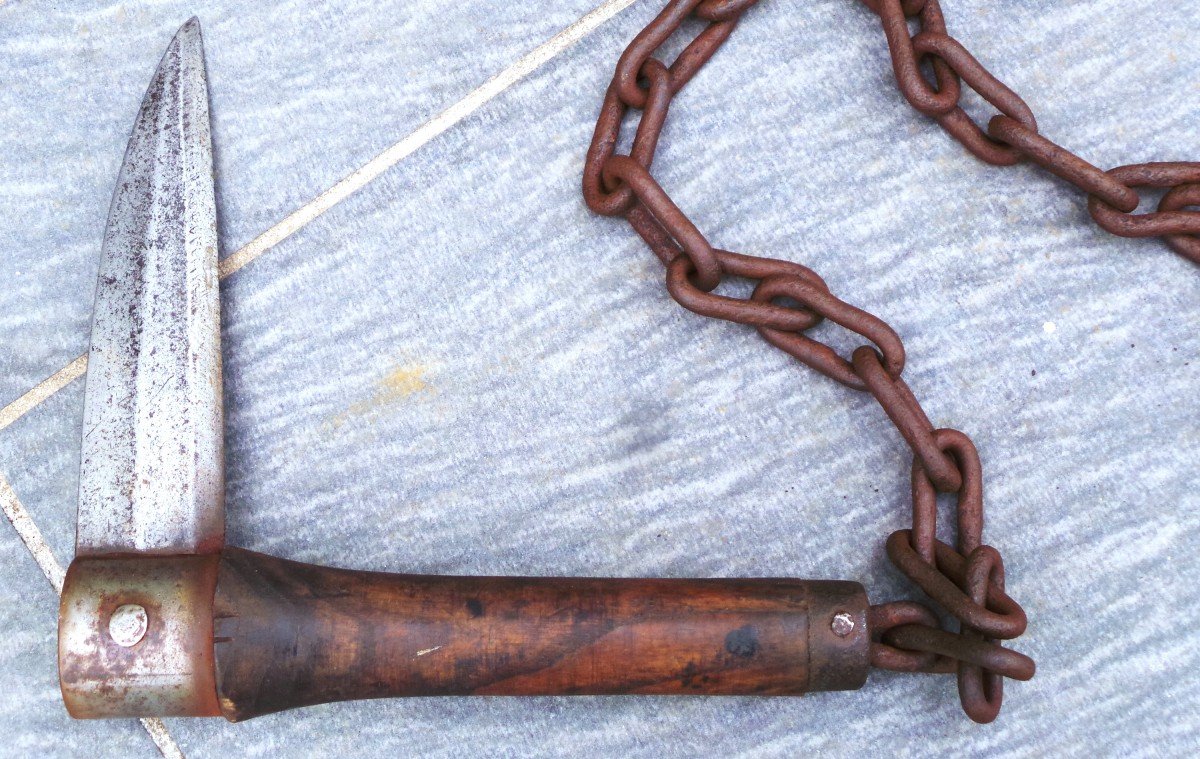 JAPON - KUSARIGAMA - EPOQUE EDO - 1603-1868 - XVII°-XVIII°-XIX°-photo-2