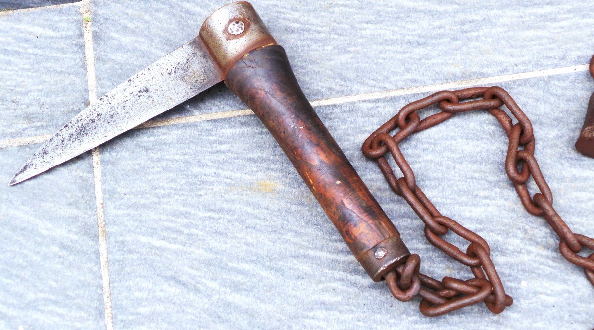 JAPON - KUSARIGAMA - EPOQUE EDO - 1603-1868 - XVII°-XVIII°-XIX°-photo-2