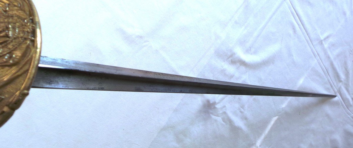 Ii° Empire - Officer's Sword Of The Imperial Guard - Mod 1860 Manuf Imperiale De Chatellerault-photo-3