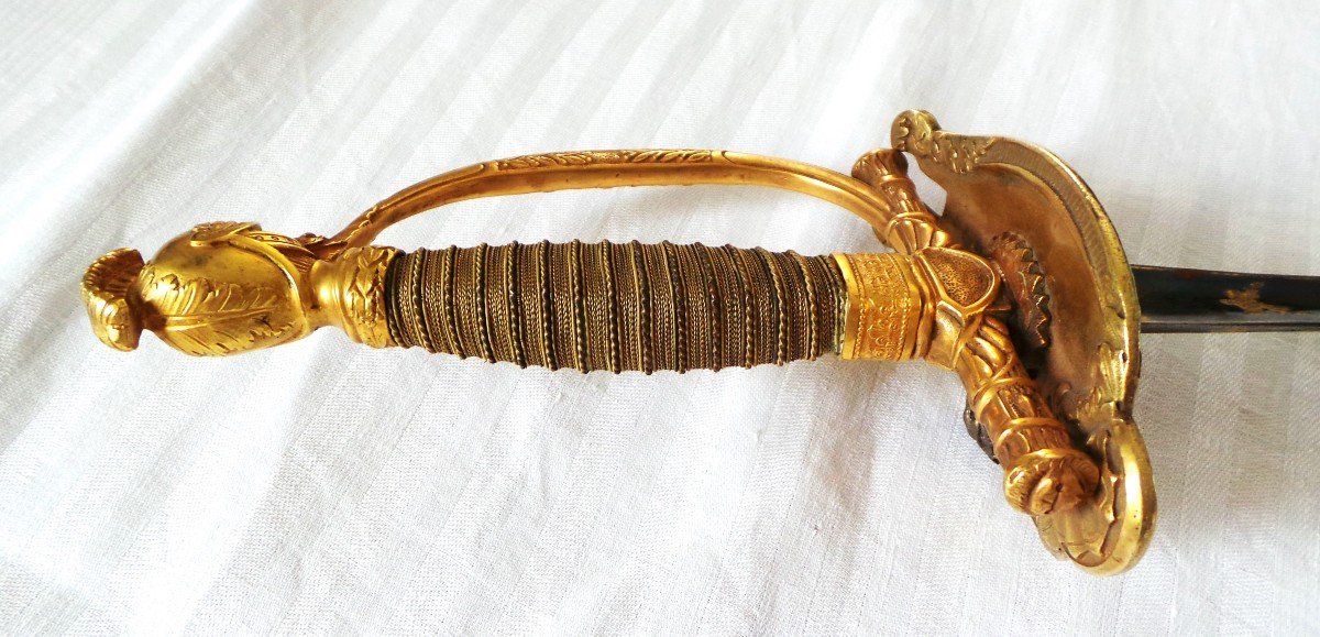 Gendarmerie Officer's Sword Of The King's House -mod 1814 -restoration- XIX°-photo-8