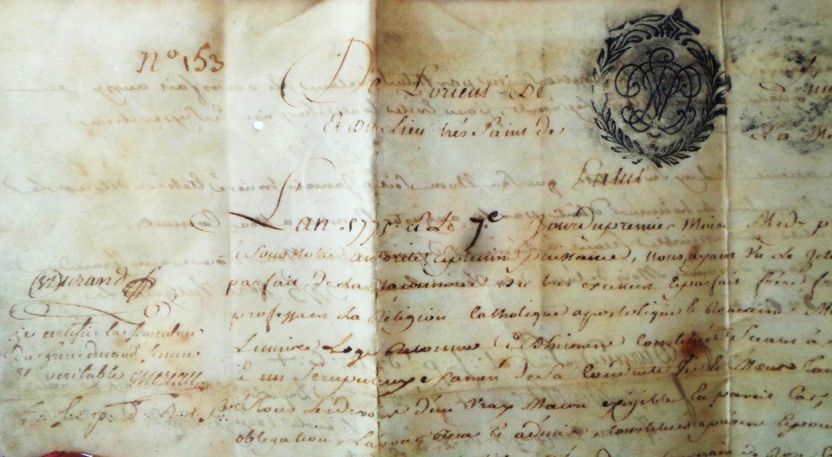 Rosicroix Grade Diploma - From 1775 - XVIII° - Louis XV° -xvi°-photo-5