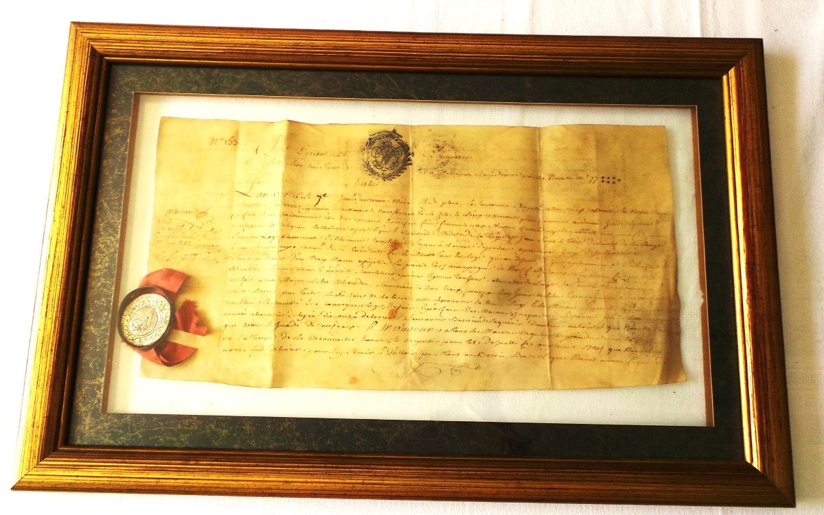 Rosicroix Grade Diploma - From 1775 - XVIII° - Louis XV° -xvi°