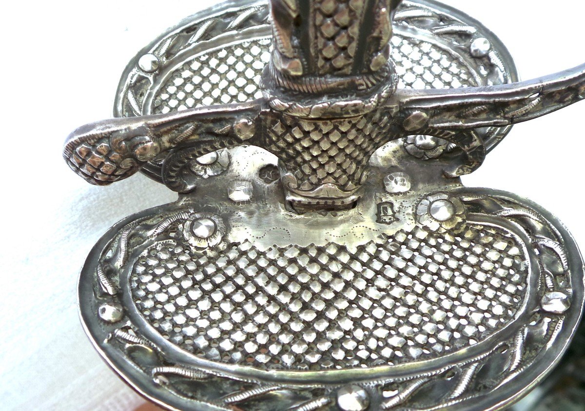 EPEE EN ARGENT - LOUIS XVI - POINCONS " COMMUNE DE PARIS ET FERMIER GENERAL H. CLAVEL - XVIII°-photo-1
