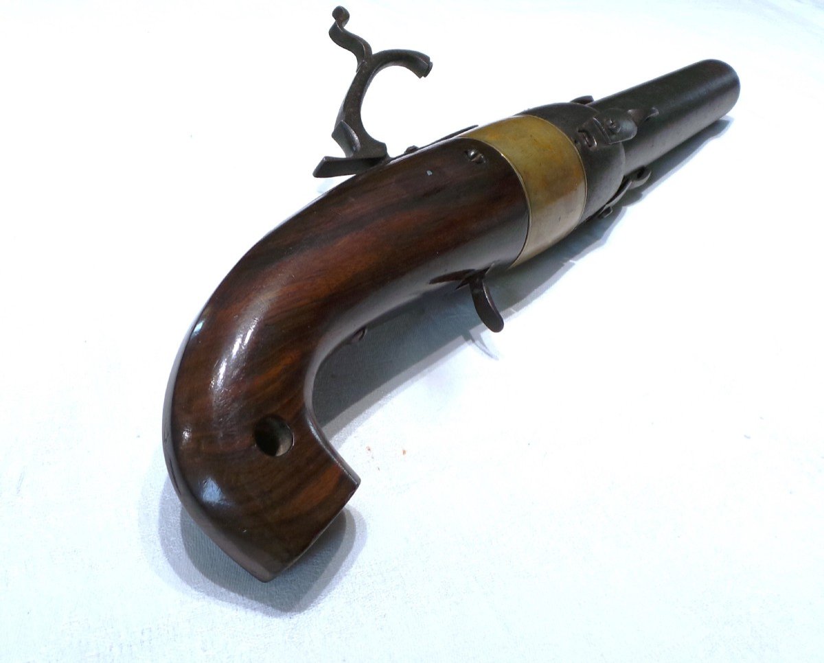 JAPON - PISTOLET TANEGASHIMA A 4 CANONS - PERIODE EDO ( 1603 - 1868 )-photo-1