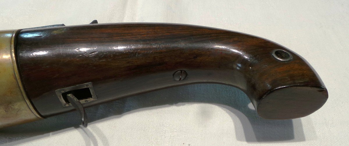 JAPON - PISTOLET TANEGASHIMA A 4 CANONS - PERIODE EDO ( 1603 - 1868 )-photo-8