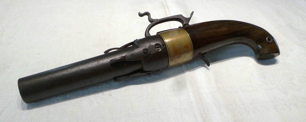 JAPON - PISTOLET TANEGASHIMA A 4 CANONS - PERIODE EDO ( 1603 - 1868 )