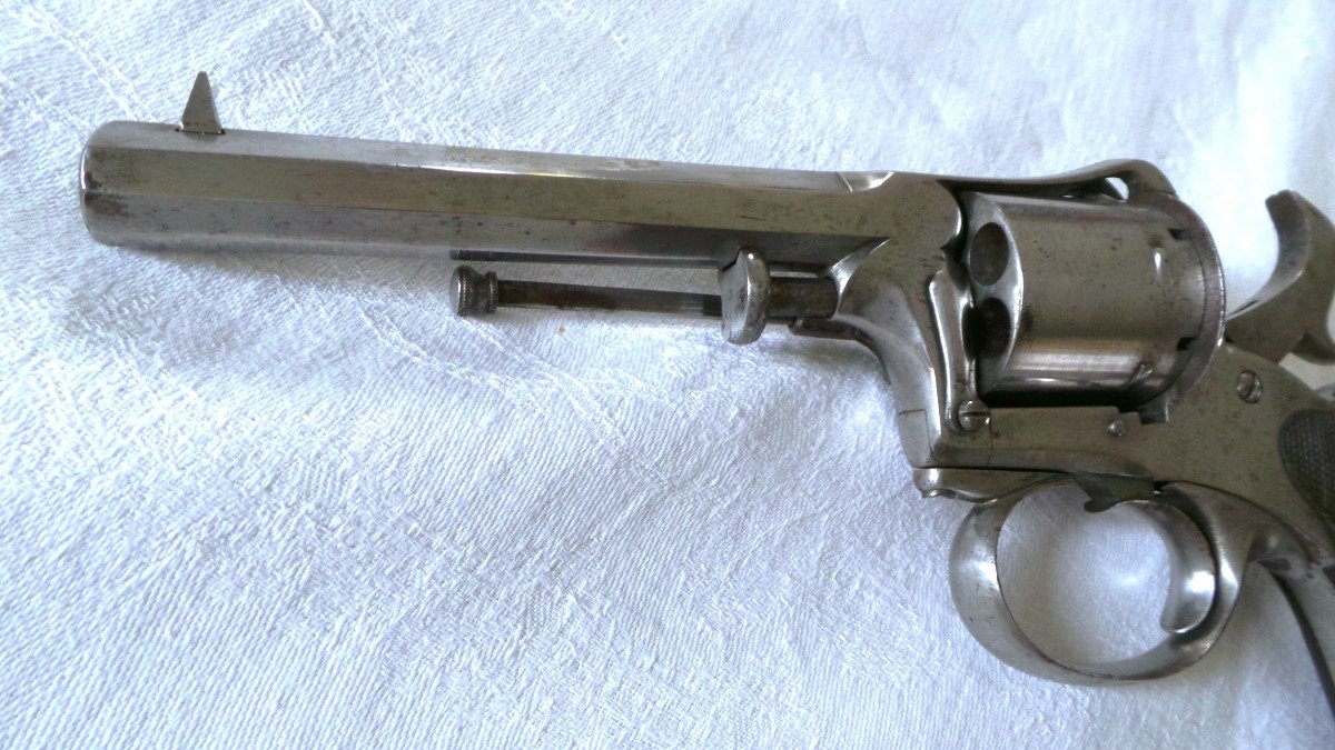REVOLVER  A BROCHE - " CB- MERREM  " - ALLEMAGNE BERLIN - 1860-70 - Cal 9 Mm.-photo-2
