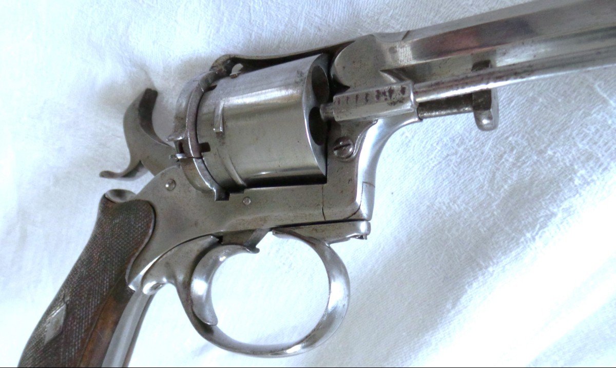 REVOLVER  A BROCHE - " CB- MERREM  " - ALLEMAGNE BERLIN - 1860-70 - Cal 9 Mm.-photo-4