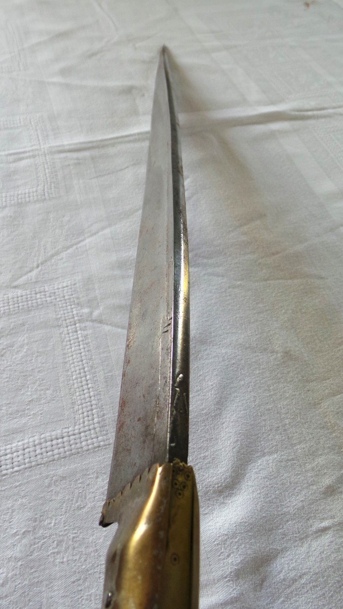 GRAND COUTEAU YATAGAN AFGHAN - " KHYBER - SALAWAR " -- XIX°-photo-5